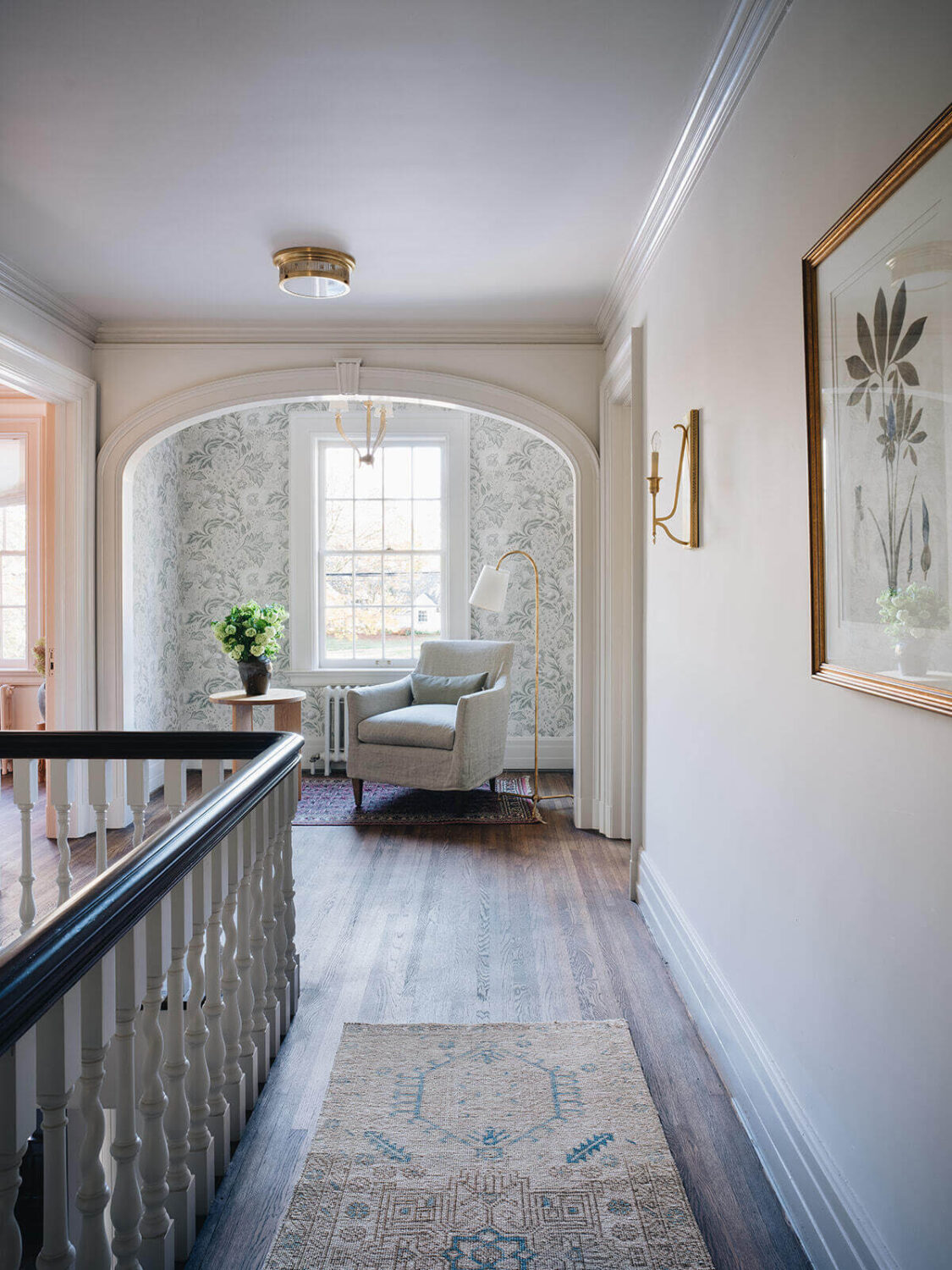 A Classic 1930s Home in Grand Rapids Designed by Jean Stoffer 26 landing-reading-nook-architectural-details-jean-stoffer-nordroom