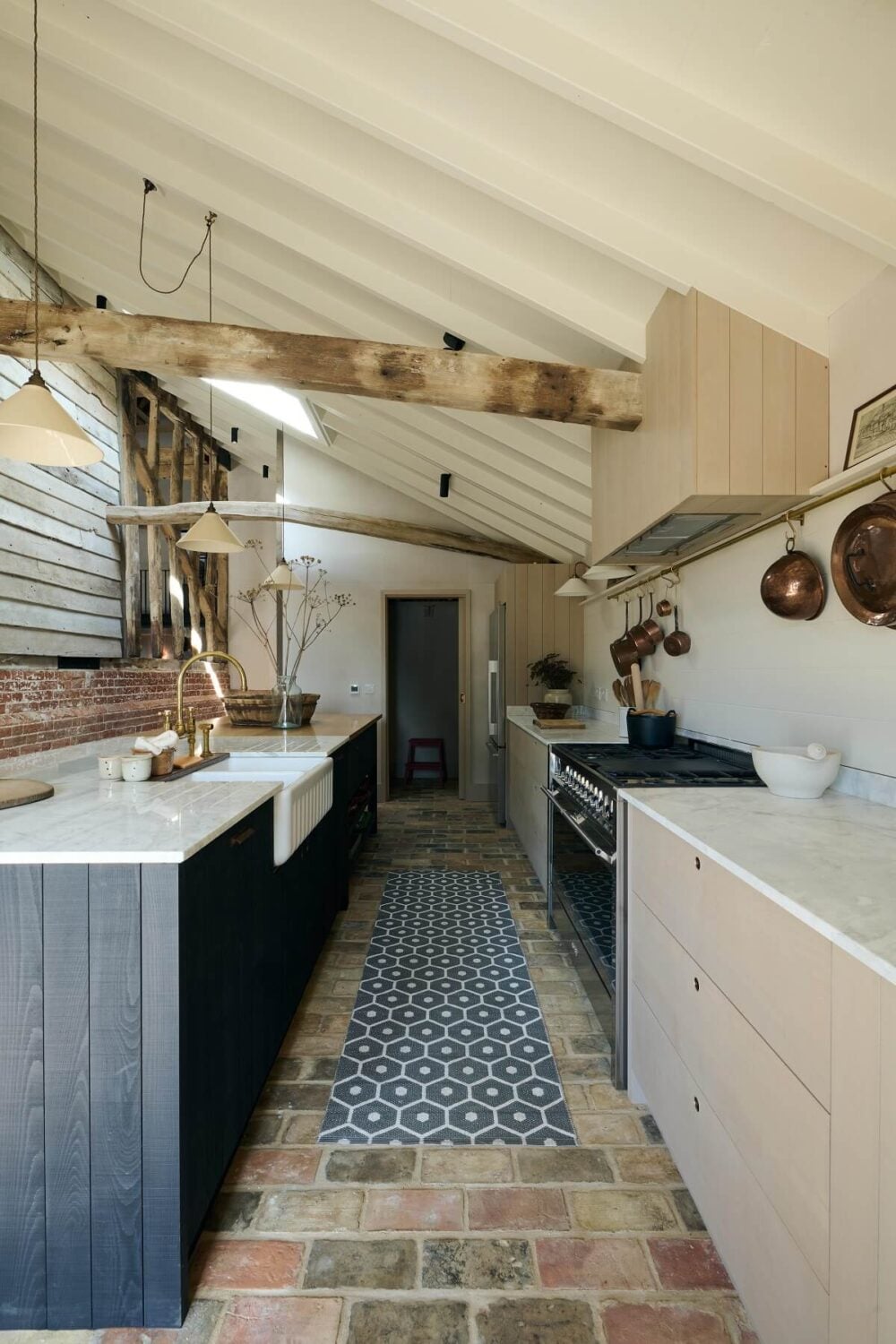Best of 2023: Kitchens 32 slanted-ceiling-wooden-beams-The-Sebastian-Cox-Kitchen-deVOL-nordroom