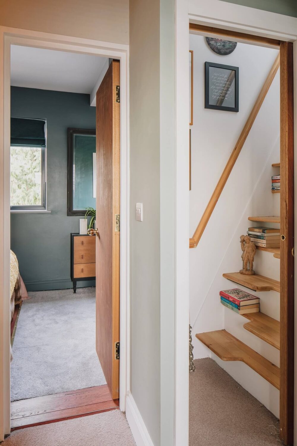 A London Home with Moody Rooms and a Pink Kitchen 15 staircase nordroom A London Home with Moody Rooms and a Pink Kitchen