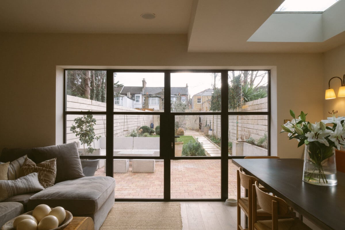 A Serene Renovated Victorian House in London 16 crittal-doors-kitchen-garden-lounge-nordroom
