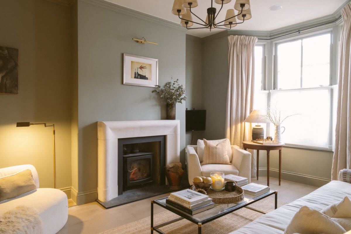 A Serene Renovated Victorian House in London 4 gray-white-sitting-room-bay-window-fireplace-nordroom