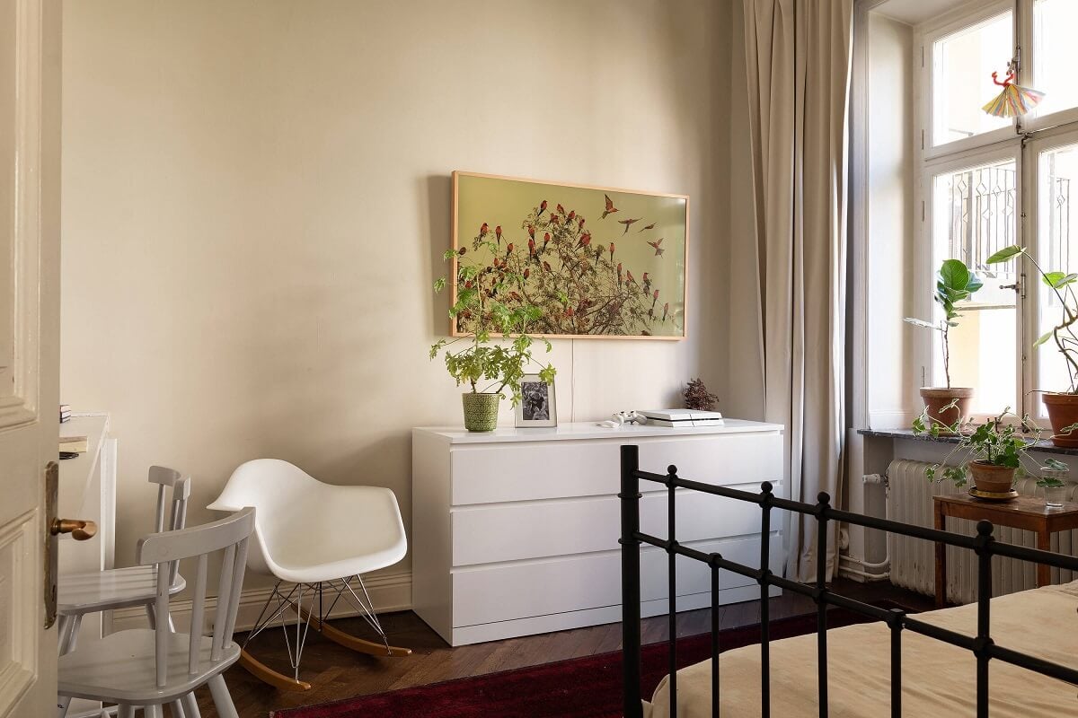 A Classic Maisonette Home in Stockholm 21 kids-bedroom-malm-dresser-nordroom