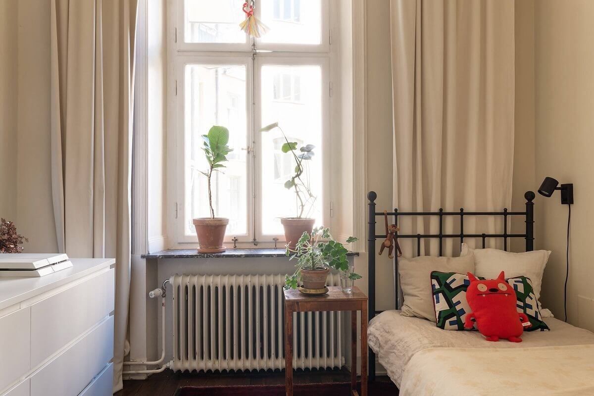 A Classic Maisonette Home in Stockholm 20 kids-bedroom-white-malm-dresser-nordroom
