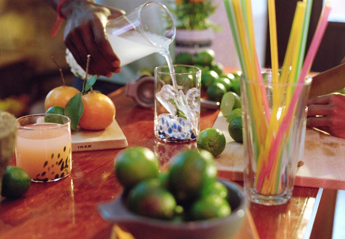 IKEA ÖMSESIDIG Collection Celebrates Latin American Artists 8 IKEA-OMSESIDIG-table-glasswork-nordroom