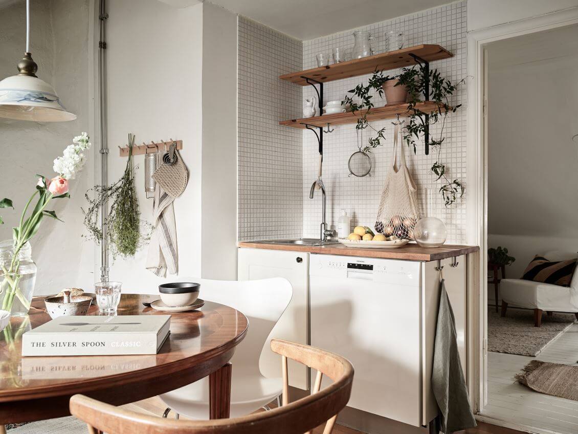 A White Scandinavian Attic Apartment 19 kitchen-dining-table-attic-apartment-scandi-design-nordroom