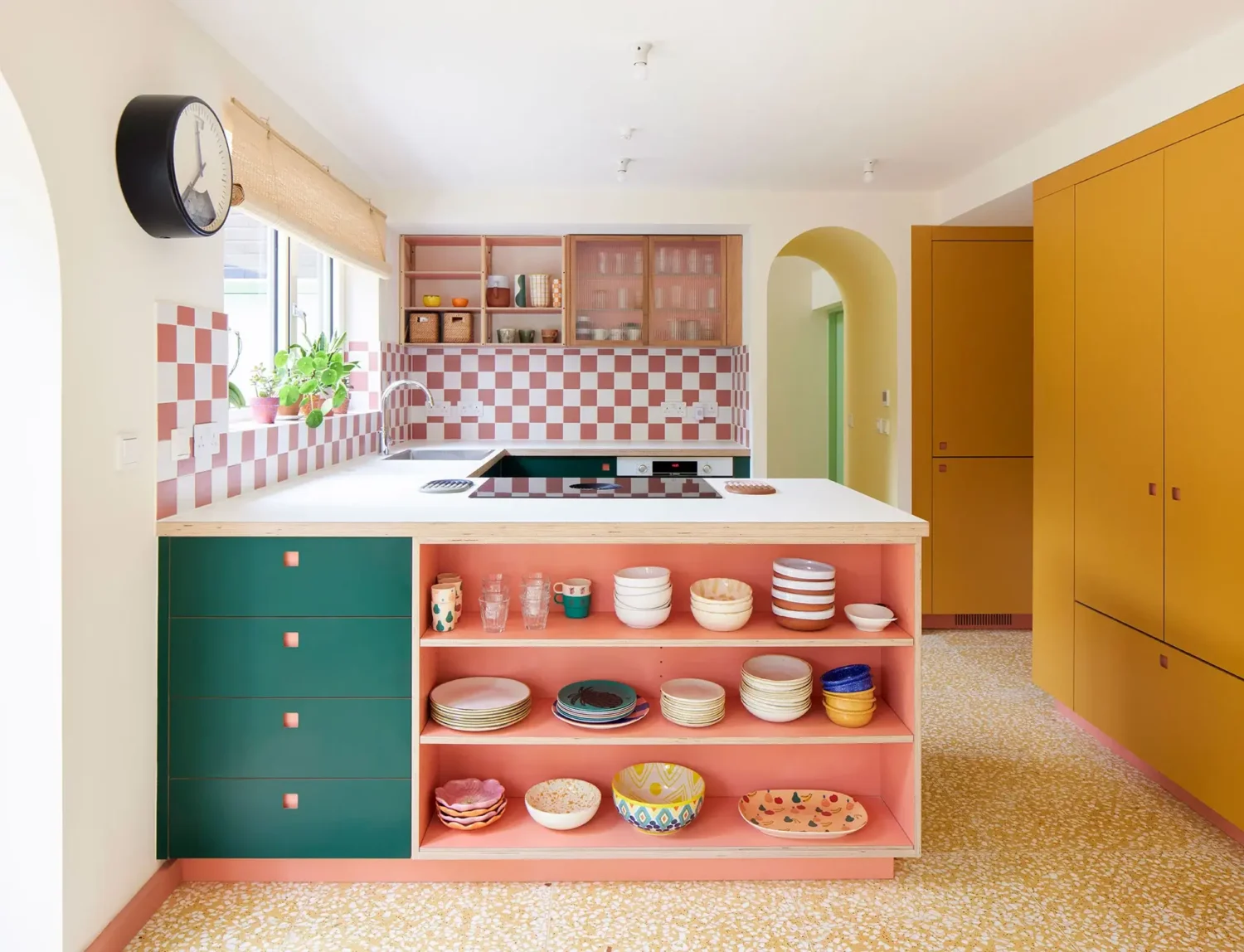 57 Stylish Two-Tone Kitchen Cabinet Ideas 55 pluck-kitchen-multi-colored-cabinets-nordroom
