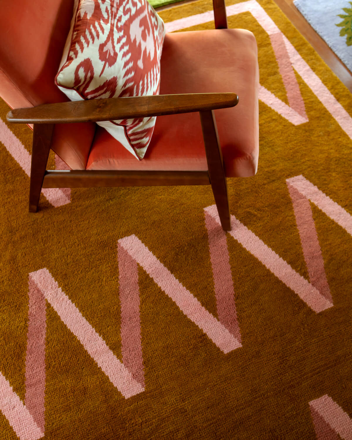 Campbell-Rey x Nordic Knots Gustavian-Inspired Rug Collection 6 Folding-Ribbon-rug-detail-campbell-rey-nordic-knots-rug-collection-nordroom