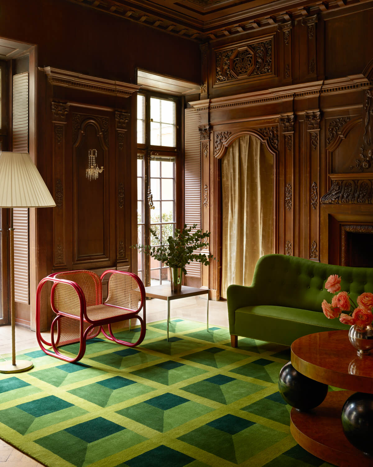 Campbell-Rey x Nordic Knots Gustavian-Inspired Rug Collection 1 Garden-Maze-van-der-Nootska-palace-campbell-rey-nordic-knots-rug-collection-nordroom