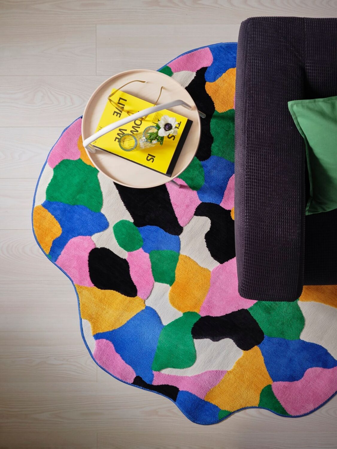 New IKEA Collection July 2023: Bold Colors & Prints 25 IDROTTSHALL-rug-new-ikea-products-july-2023-nordroom