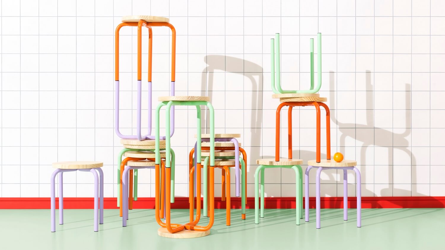 IKEA Nytillverkad Collection: A Fresh Look for Iconic IKEA Designs 7 IKEA-DOMSTEN-colorful-stools-nordroom