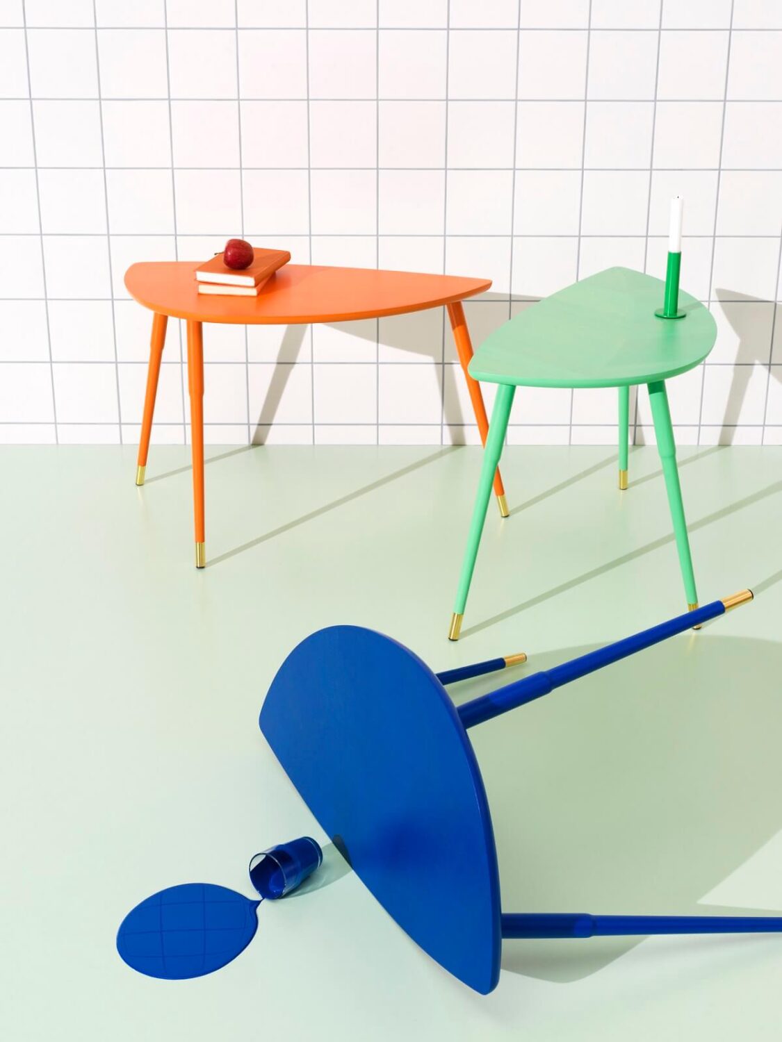 IKEA Nytillverkad Collection: A Fresh Look for Iconic IKEA Designs 8 IKEA-LOVBACKEN-colorful-side-tables-Nytillverkad-collection-nordroom