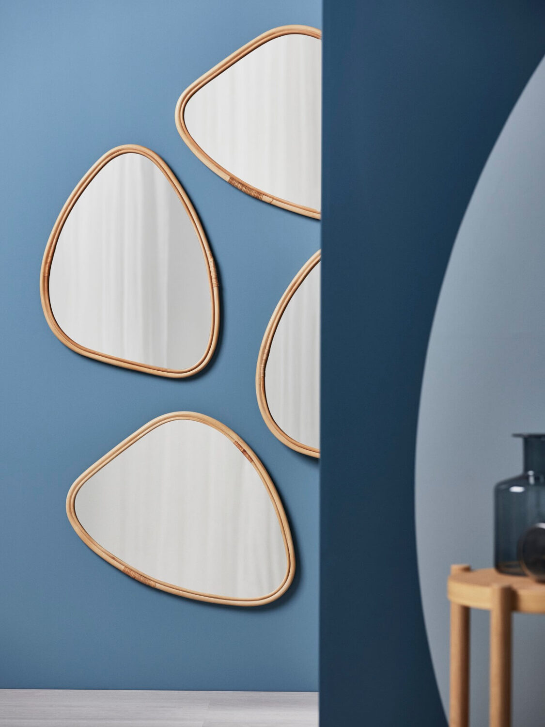 New IKEA Collection July 2023: Bold Colors & Prints 34 MARISTOVA-rattan-mirror-nordroom