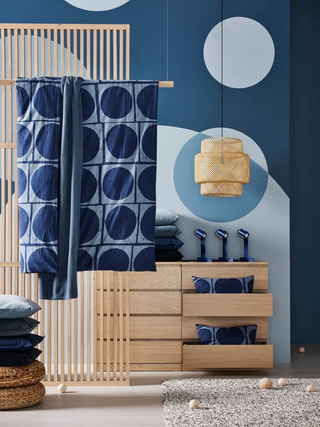 New IKEA Collection July 2023: Bold Colors & Prints 31 blue-bedroom-duvet-cover-nordroom