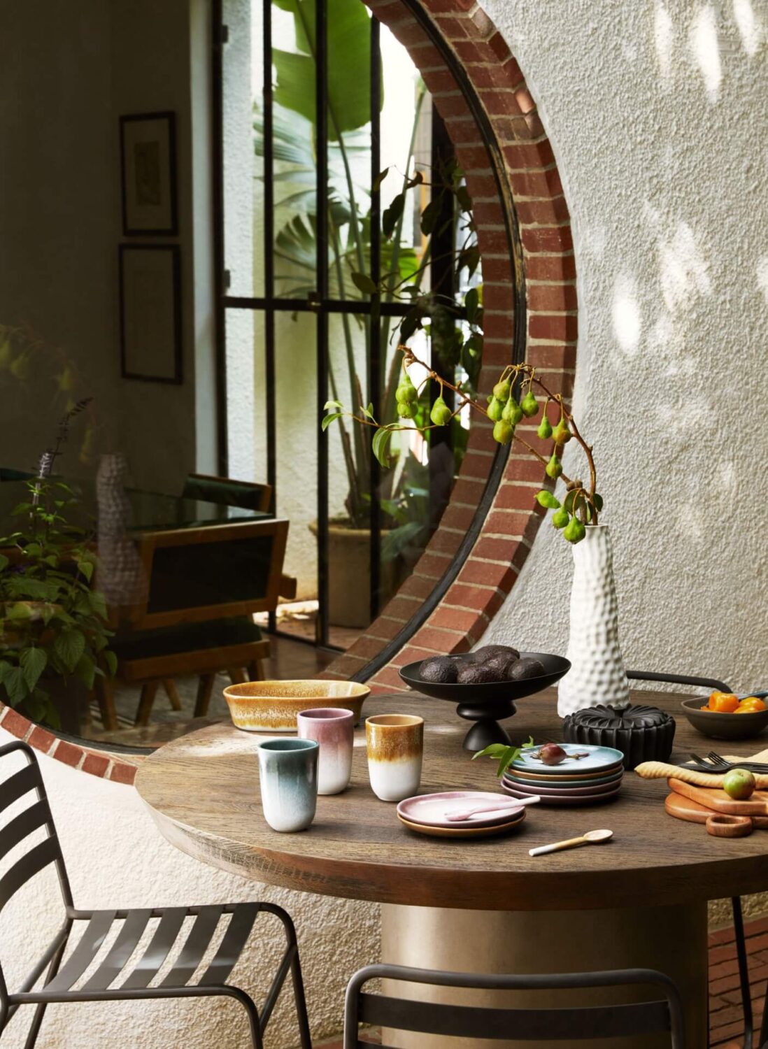 H&M Home Patio: Get Ready for Summer 7 dining-table-round-mirror-hm-home-patio-nordroom