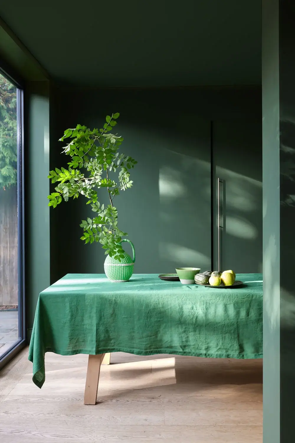 Farrow & Ball Launch an All-New Dead Flat Paint Finish 7 farrow-ball-calke-green-dead-flat-finish-dining-room-nordroom