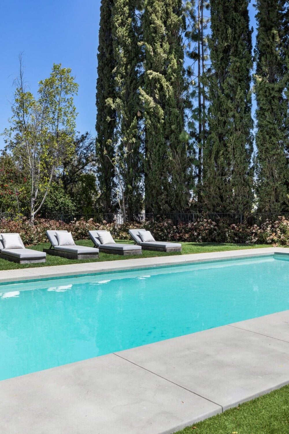 A Beautiful Serene Home in Encino Hills 33 garden-swimming-pool-sun-beds-nordroom