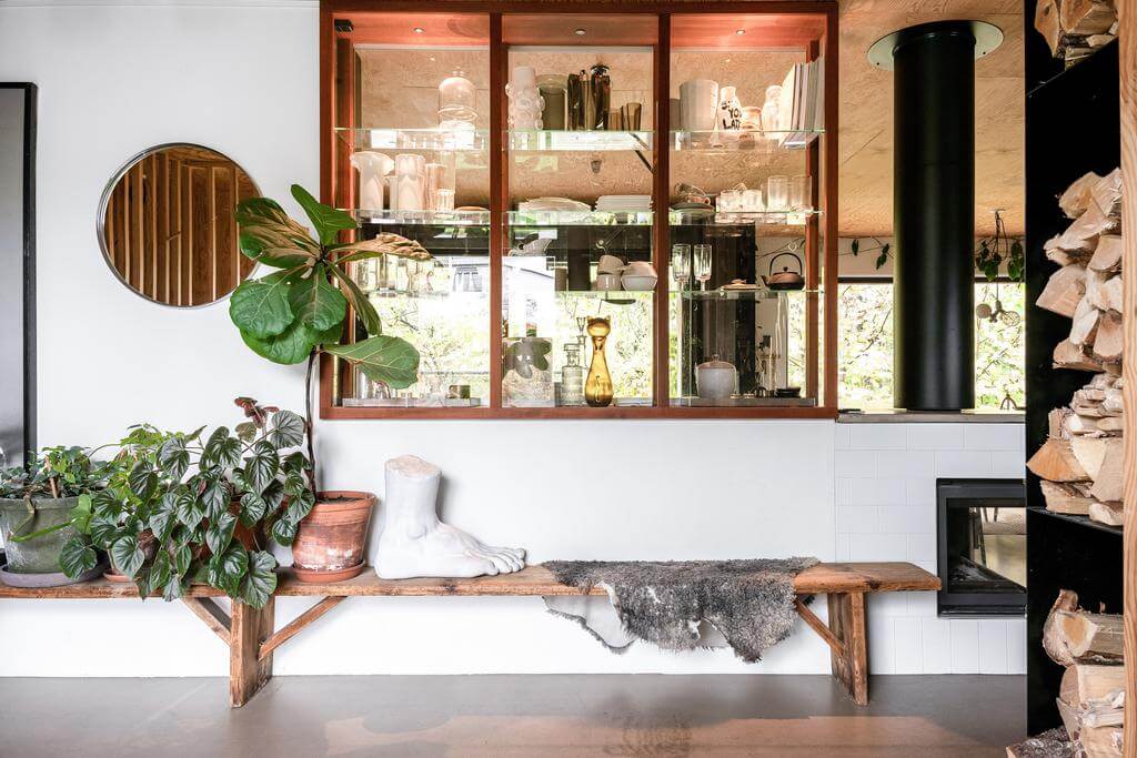 A Renovated Sustainable Home in Sweden 8 hallway-concrete-floor-indoor-window-nordroom