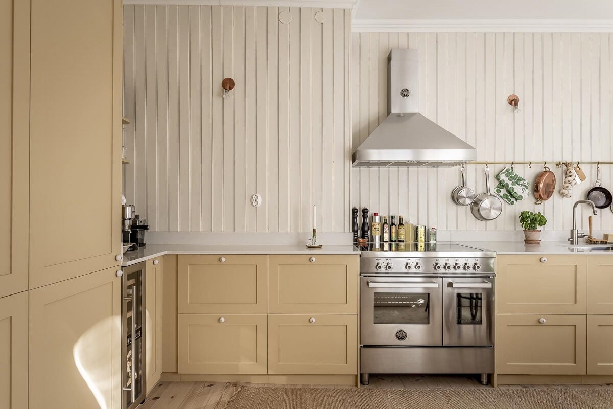 A Scandinavian Apartment with a Pale Yellow Kitchen 13 pale-yellow-kitchen-scandinavian-apartment-nordroom