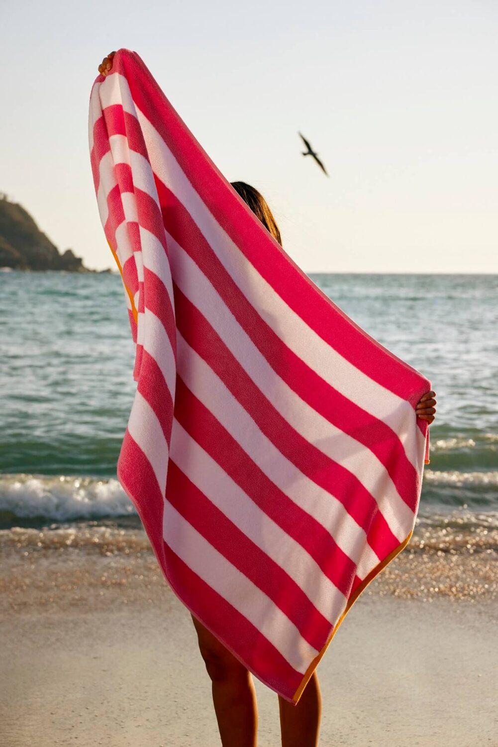 H&M Home Summer Collection 2023: Vibrant Decor 20 red-white-striped-beach-towel-hm-home-nordroom