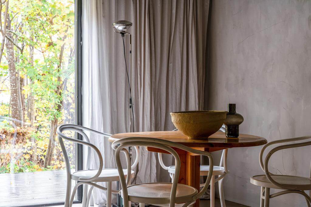 A Renovated Sustainable Home in Sweden 15 round-dining-table-sustainable-scandinavian-home-nordroom
