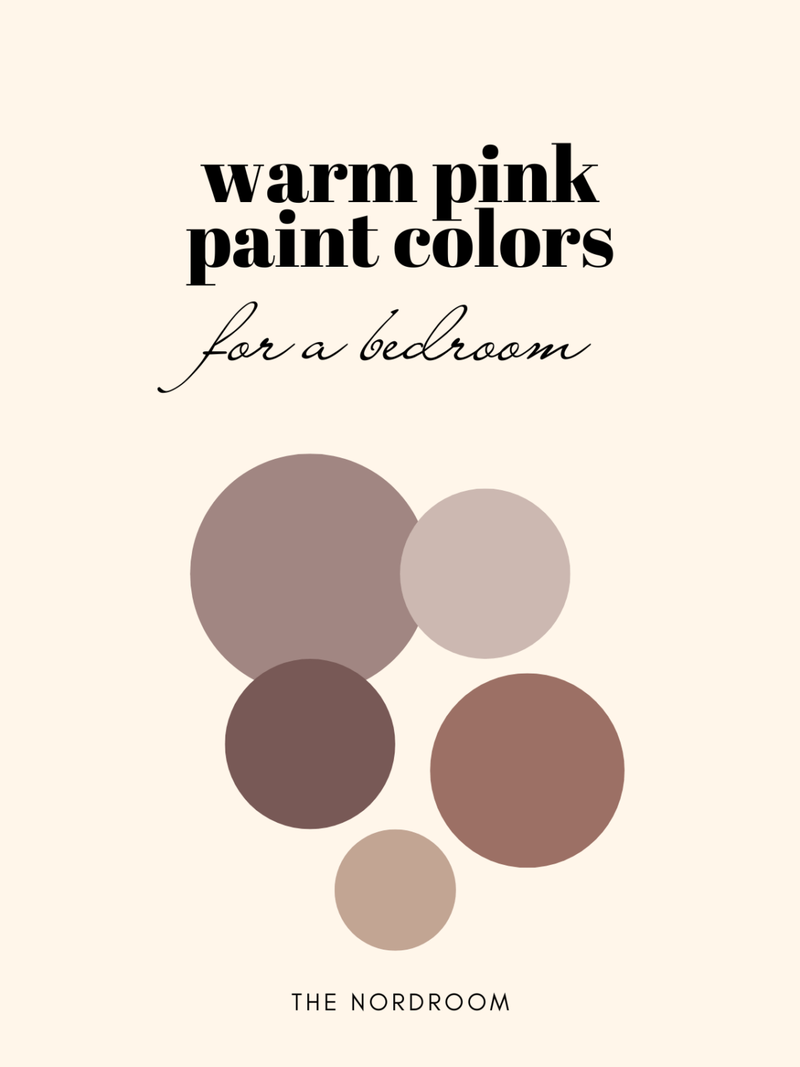 The Best Warm Paint Colors for a Bedroom 15 best-warm-pink-paint-colors-bedroom-nordroom