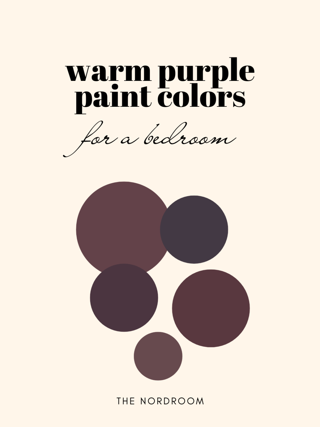 The Best Warm Paint Colors for a Bedroom 38 best-warm-purple-paint-colors-bedroom-nordroom