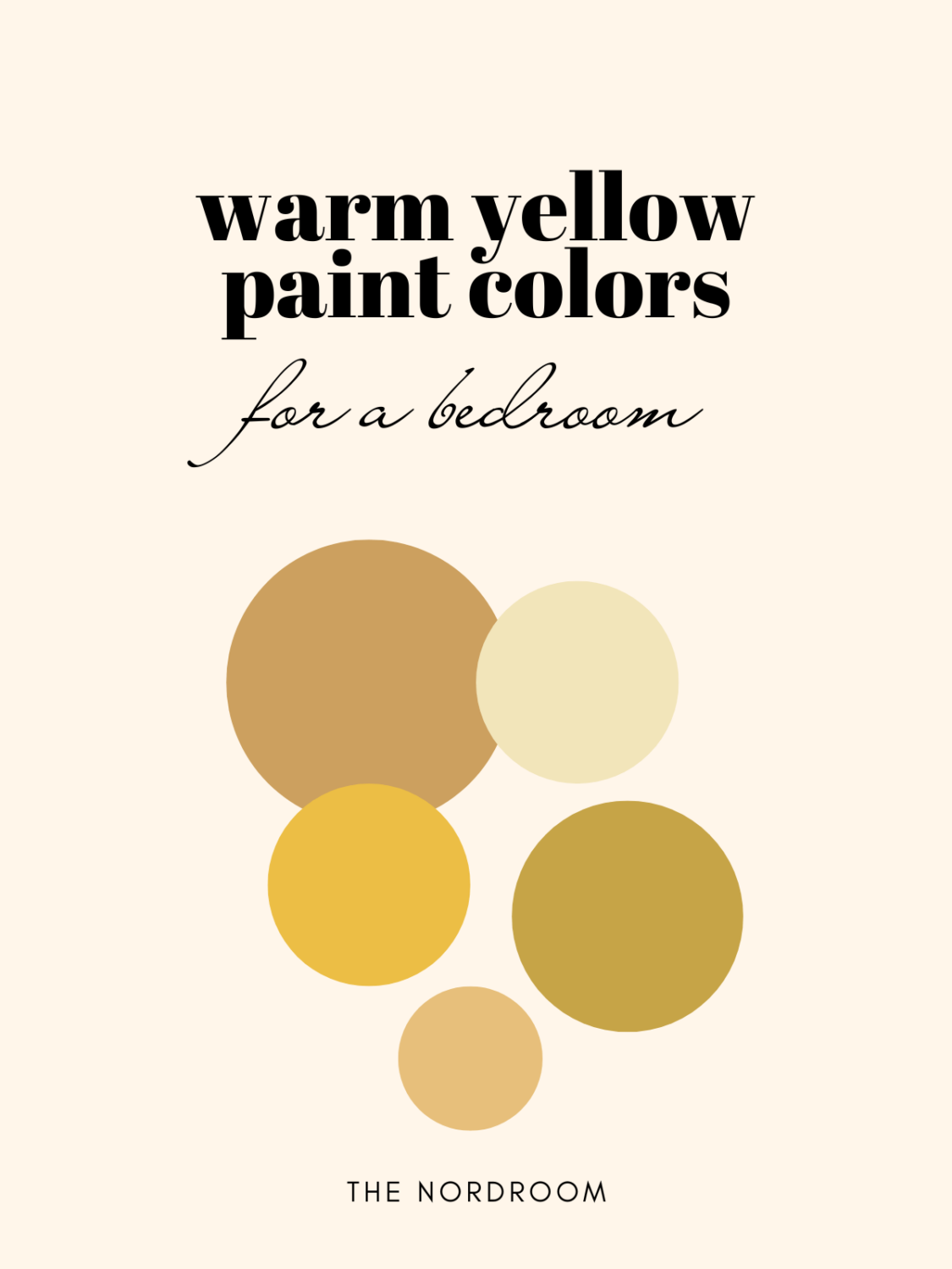 The Best Warm Paint Colors for a Bedroom 30 best-warm-yellow-paint-colors-bedroom-nordroom
