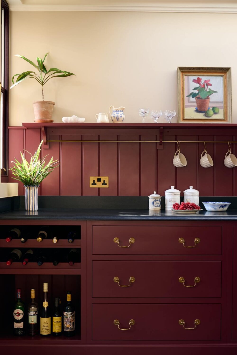 A Warm Refectory Red deVOL Kitchen 8 deep-red-devol-kitchen-real-shaker-cabinets-tongue-and-groove-wall-paneling-nordroom