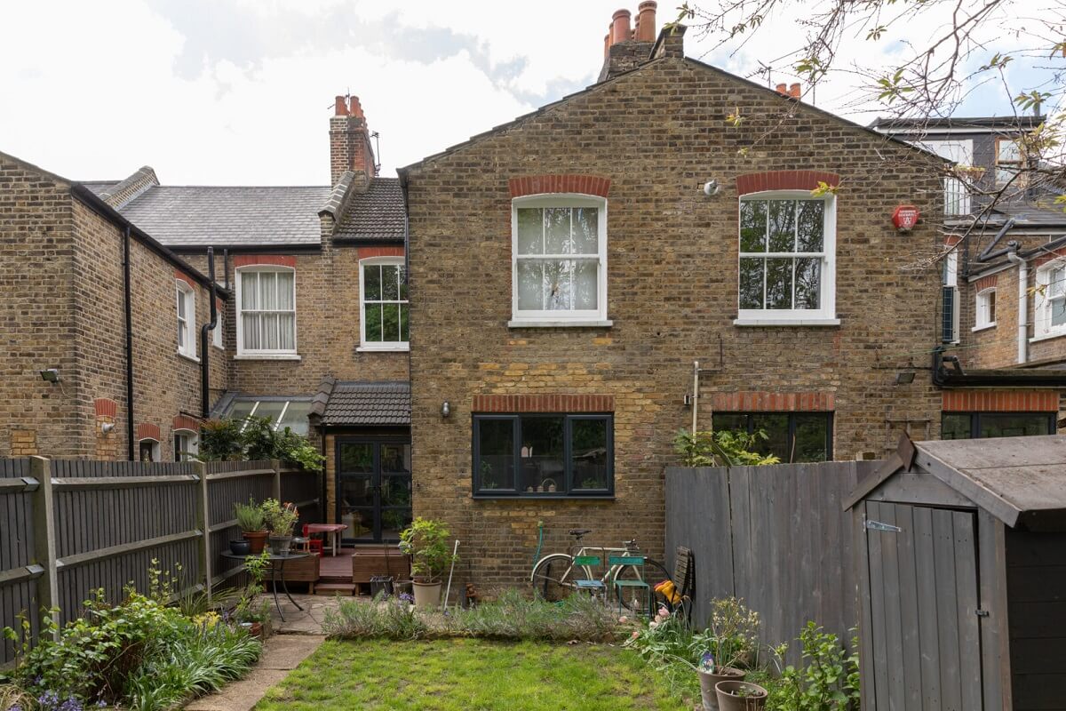 Colorful Rooms in a Family Home in London 22 garden-exterior-edwardian-house-london-nordroom