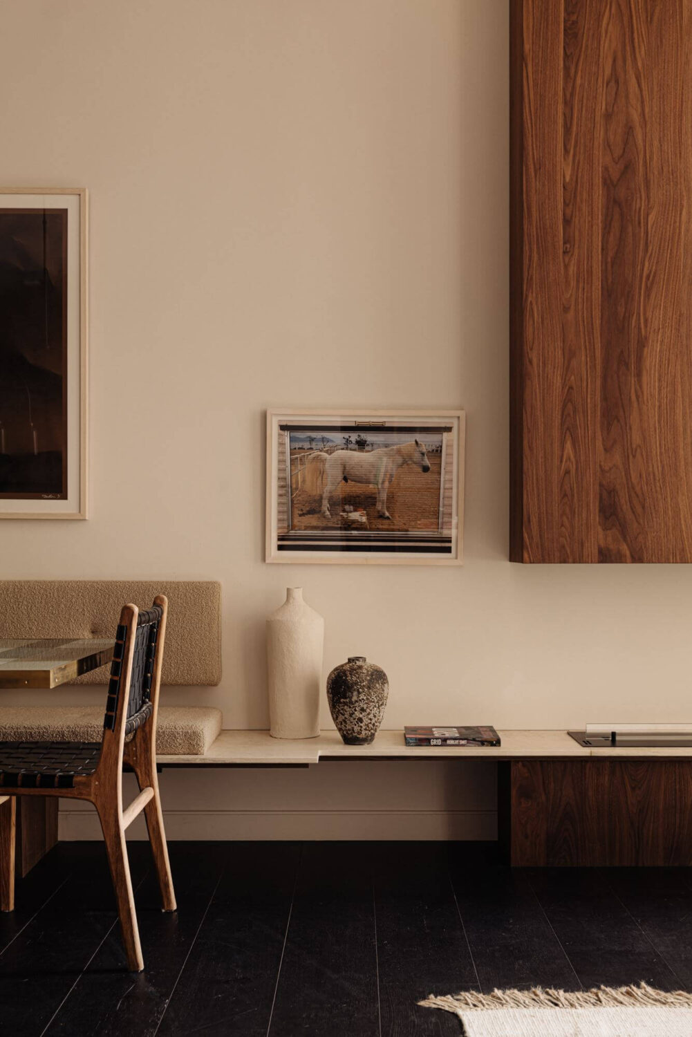 A Luxurious Duplex Apartment in Amsterdam 5 living-room-detail-shelf-bench-wooden-floor-nordroom