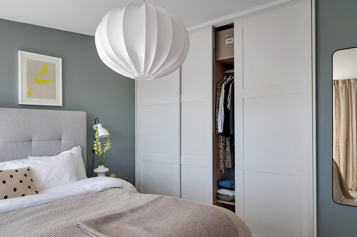 A Modern Scandinavian Attic Apartment 18 scandinavian-bedroom-built-in-wardrobes-nordroom