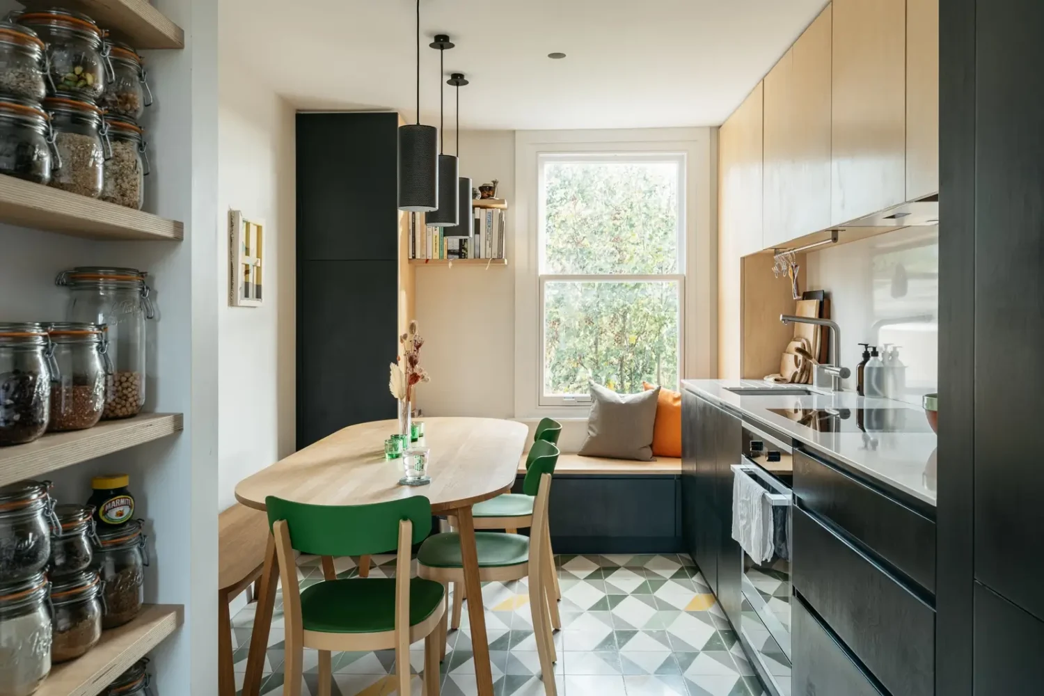 small-wooden-kitchen-window-seat-dining-table-floor-tiles-nordroom