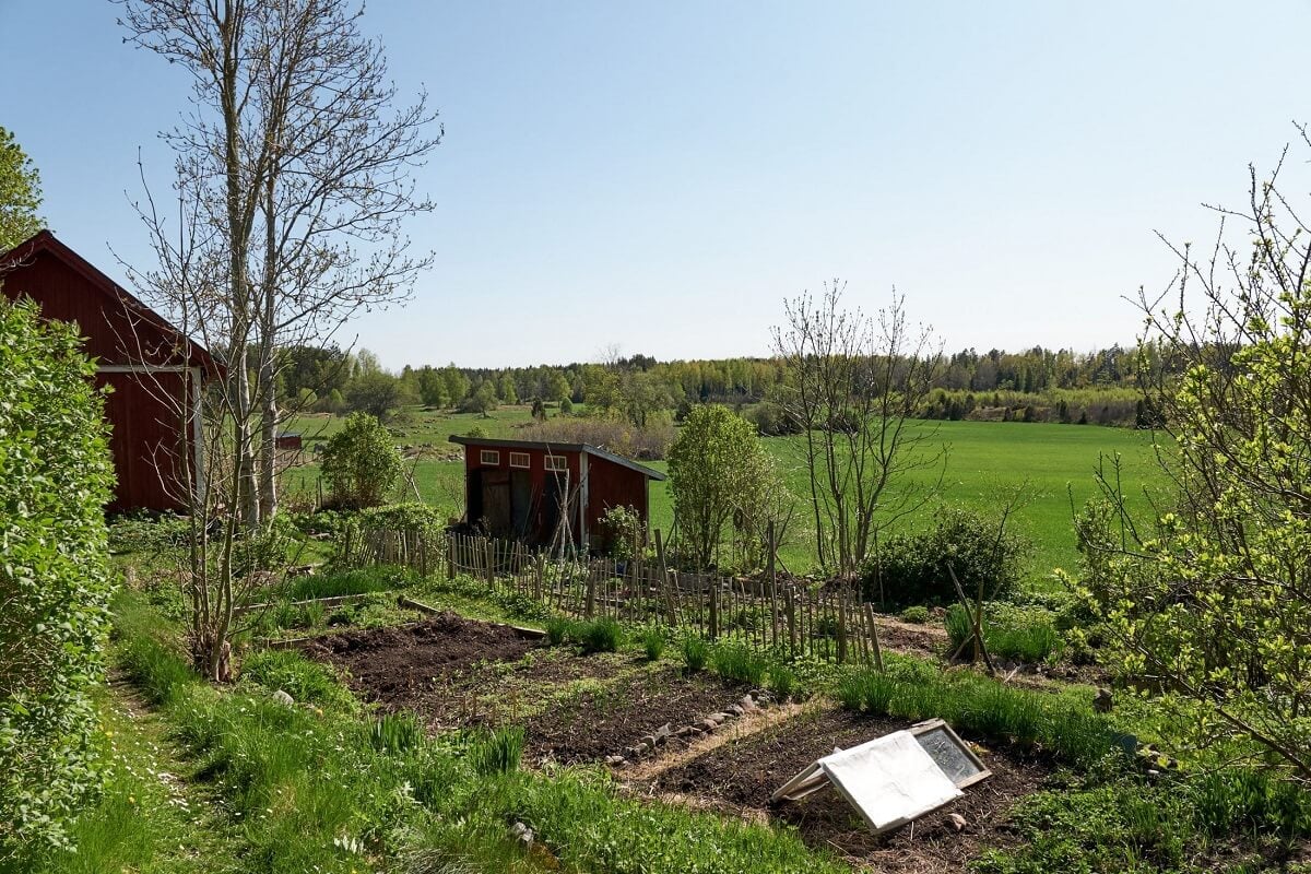 A Vintage Colorful Family Home in the Swedish Countryside 28 vegetable-garden-vintage-house-sweden-nordroom