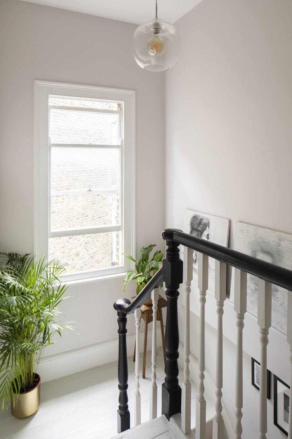 Muted Natural Colors in a Victorian House 13 white-staircase-victorian-house-nordroom