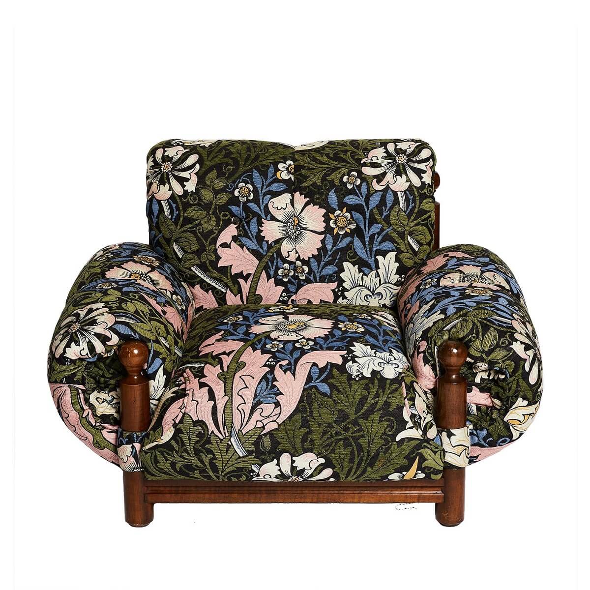 The House of Hackney for 1stDibs Collection 6 COMPTON JACQUARD VINTAGE SETOF2 ARMCHAIRS ONYX 1 master The House of Hackney for 1stDibs Collection