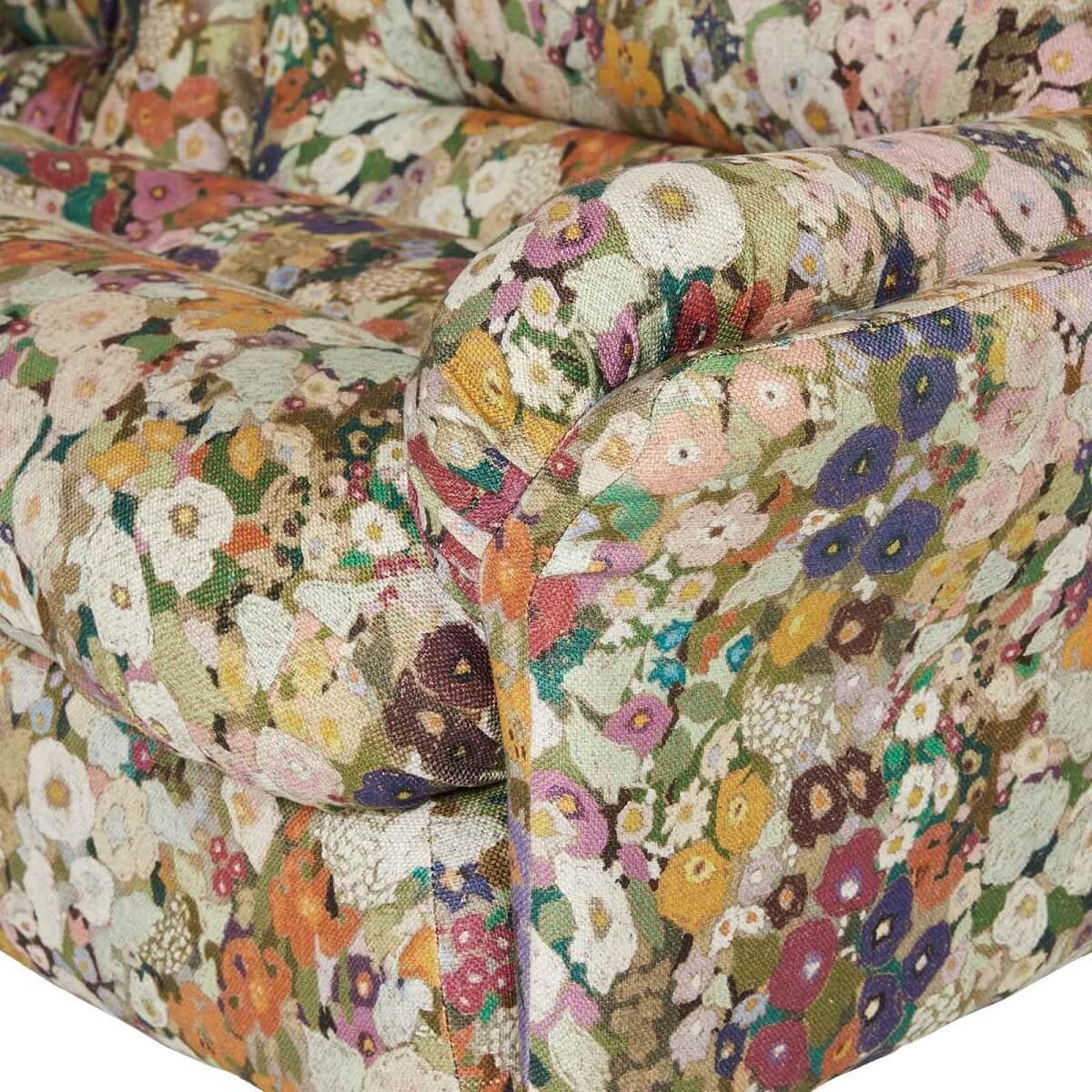 HOLLYHOCKS VISCOSE GRANDANGOLO VINTAGE MODULA SOFA SPRING 5 master The House of Hackney for 1stDibs Collection