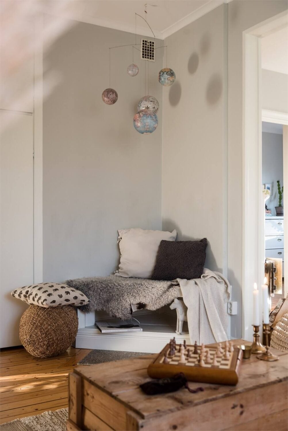 Natural Light in a Family Home in Sweden 4 corner-seat-neutral-scandinavian-home-nordroom