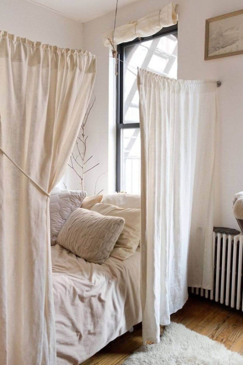 Beautiful Dorm Room Decorating Ideas 5 curtain-room-divider-dorm-room-ideas-nordroom