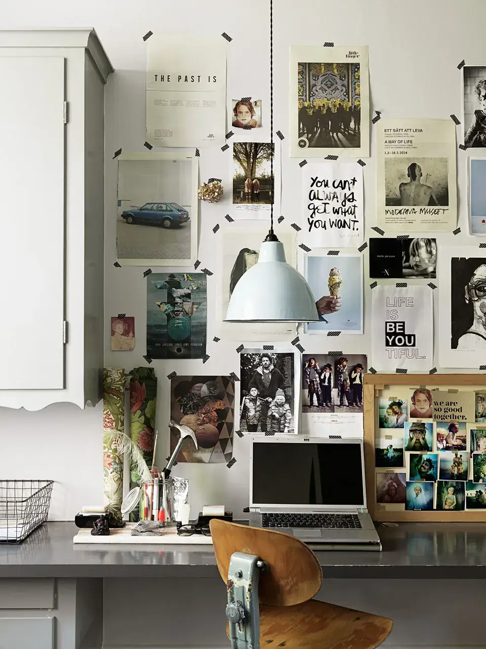 Beautiful Dorm Room Decorating Ideas 35 desk with simple mood board gallery wall washi tape dorm room ideas nordroom