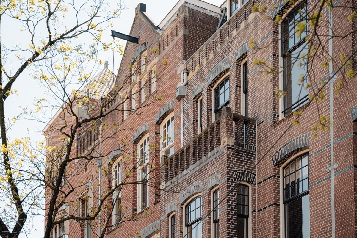 A Monochrome Duplex Apartment in Amsterdam 24 exterior-historic-building-amsterdam-nordroom