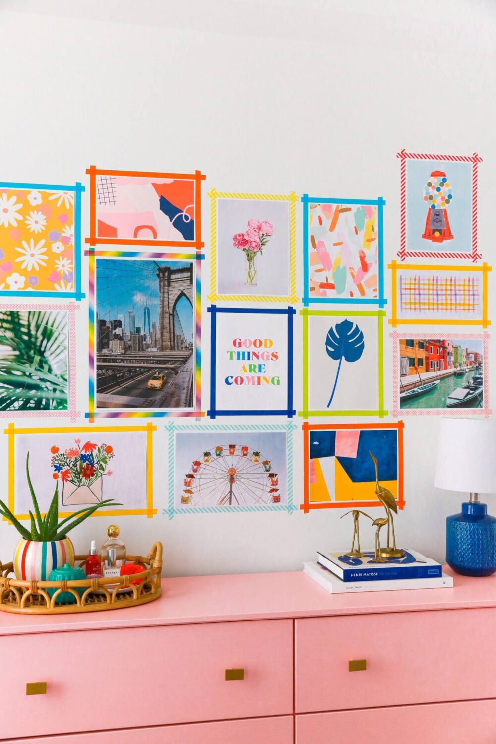Beautiful Dorm Room Decorating Ideas 41 gallery wall washi tape colorful decor dorm room