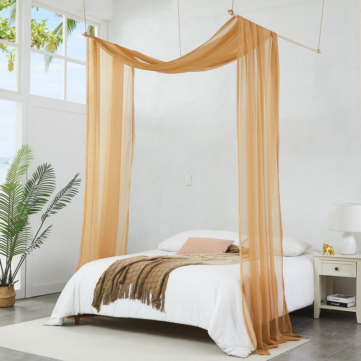 Beautiful Dorm Room Decorating Ideas 6 simple canopy bedroom dorm room ideas