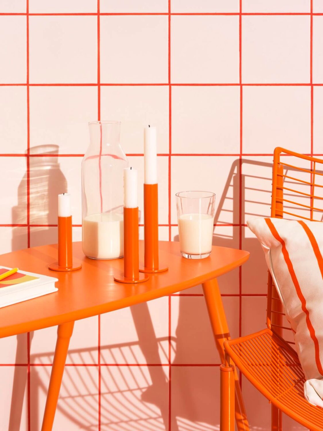 IKEA Nytillverkad Collection Part 2: Bold Prints and Colors 15 IKEA-Nytillverkad-orange-candlestick-holders-nordroom