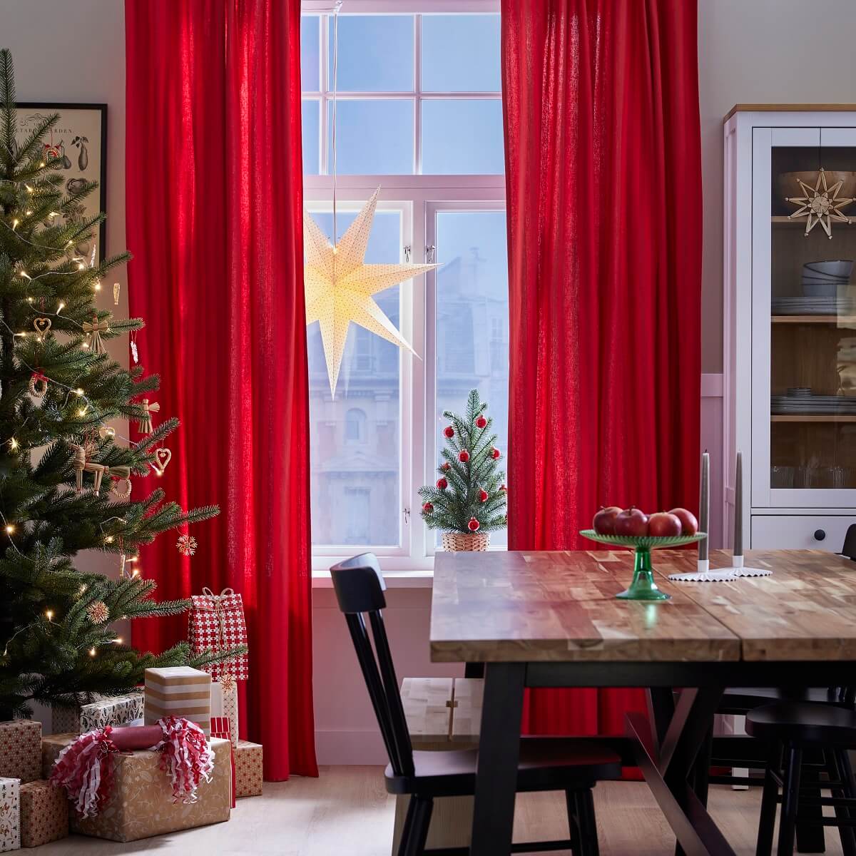 IKEA Christmas Collection 2023: A Touch of Winter Coziness 15 IKEA_VINTERFINT_curtains-ikea-christmas-2023-nordroom