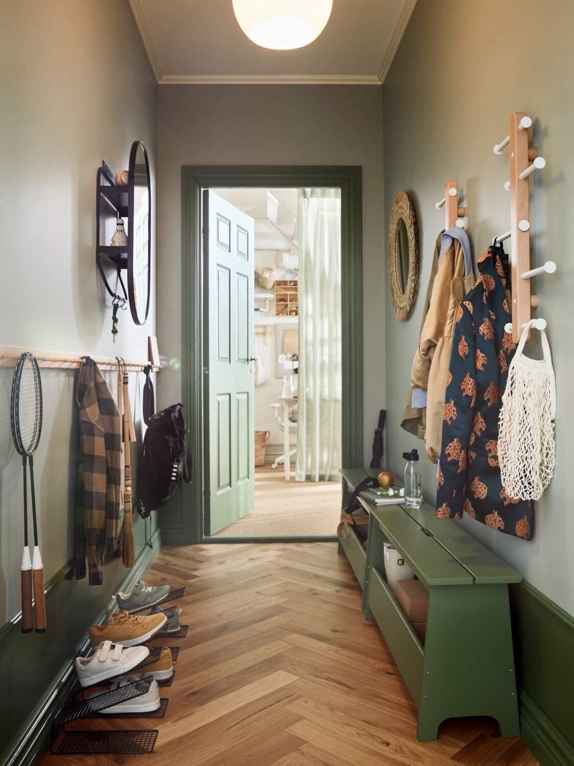 IKEA Catalogue 2026 + New IKEA Collections 6 ikea-hallway-green-storage-benches-nordroom