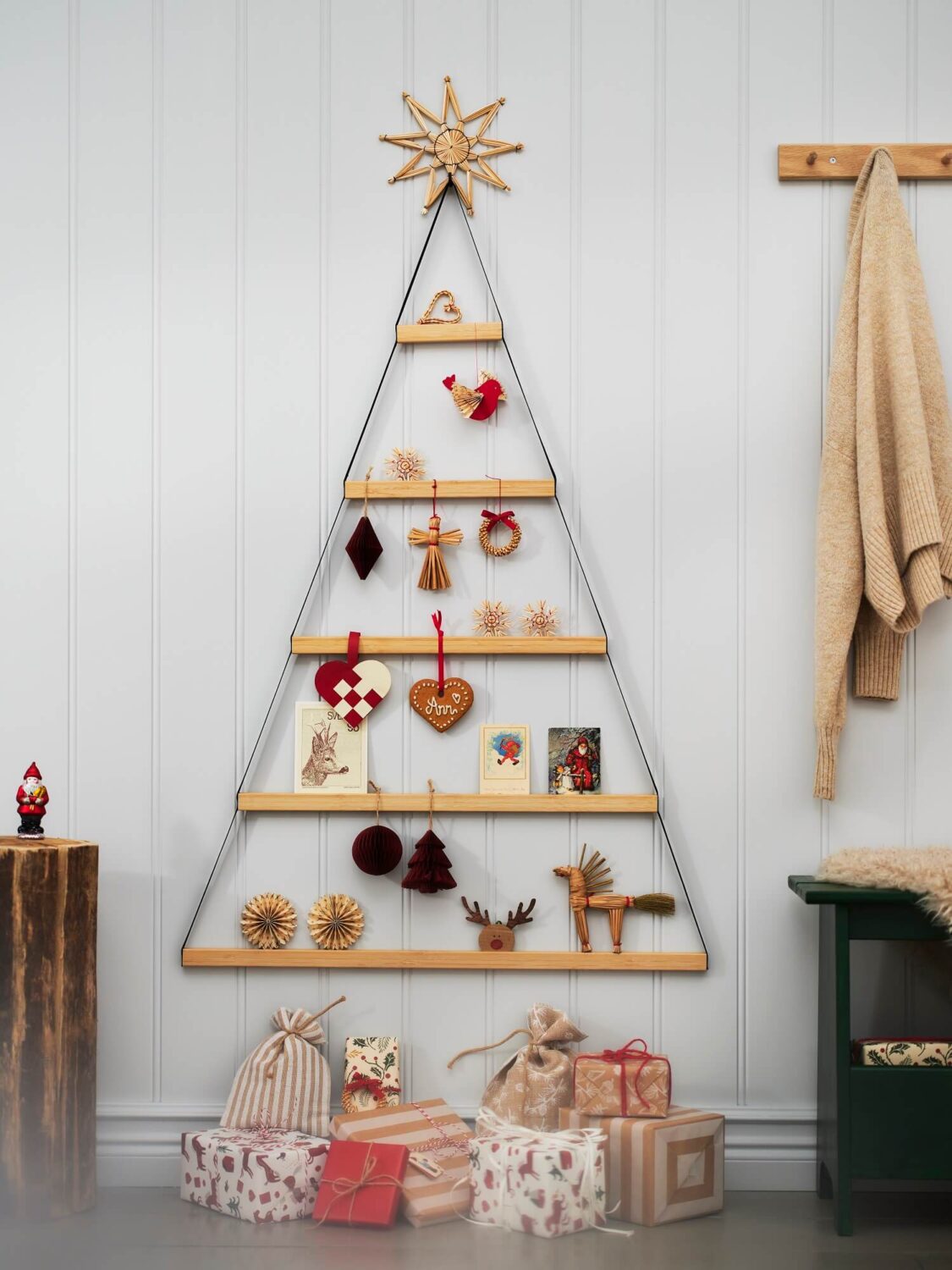 IKEA Christmas Collection 2023: A Touch of Winter Coziness 18 minimal-diy-christmas-tree-wall-hanging-ikea-christmas-collection-2023-nordroom