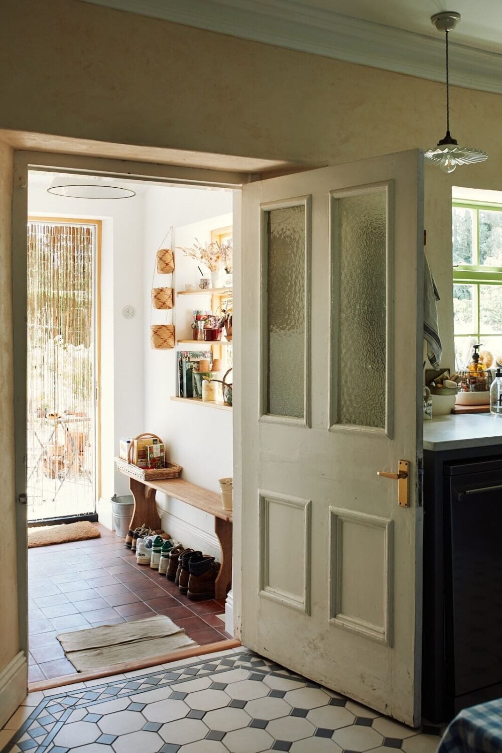 An English Cottage with a Perfect Kitchen 12 mudroom-kitchen-entry-english-cottage-nordroom