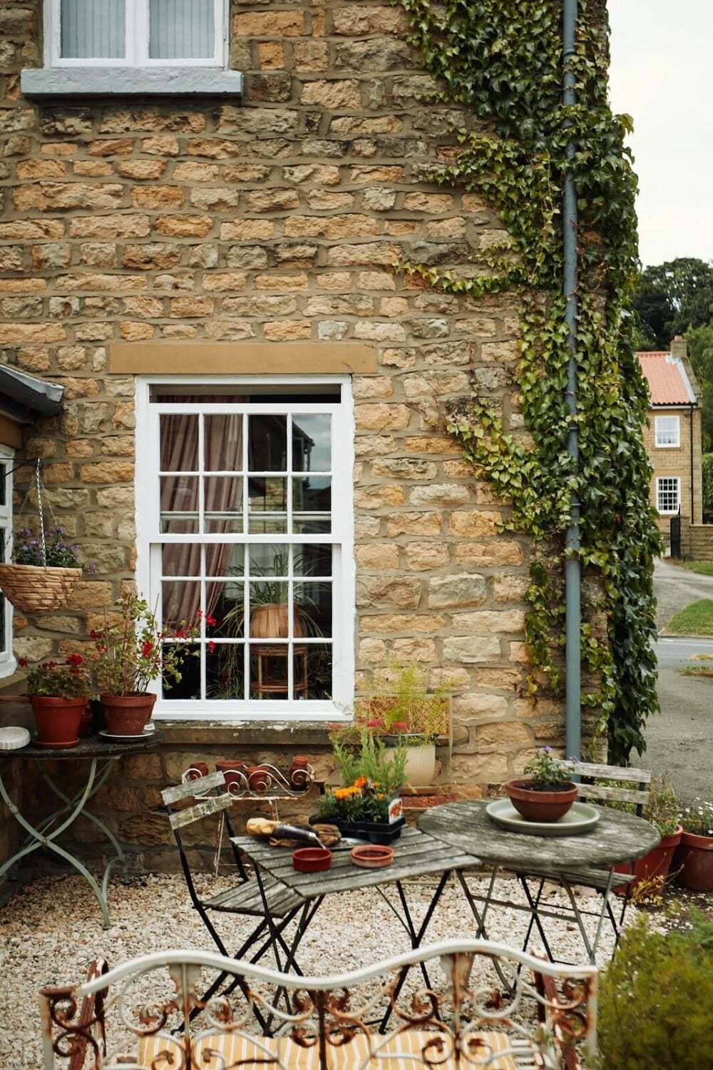 An English Cottage with a Perfect Kitchen 26 outdoor-terrace-english-cottage-nordroom