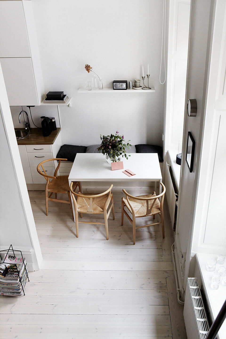 43 Ideas To Divide a Studio Apartment Into Multiple Rooms 36 studio apartment view from loft bed nordroom