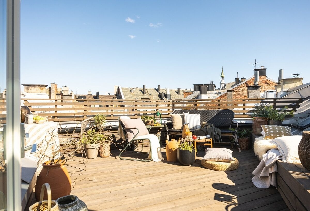 A Bright Penthouse Apartment in Oslo 21 sunny-rooftop-terrace-penthouse-london-nordroom